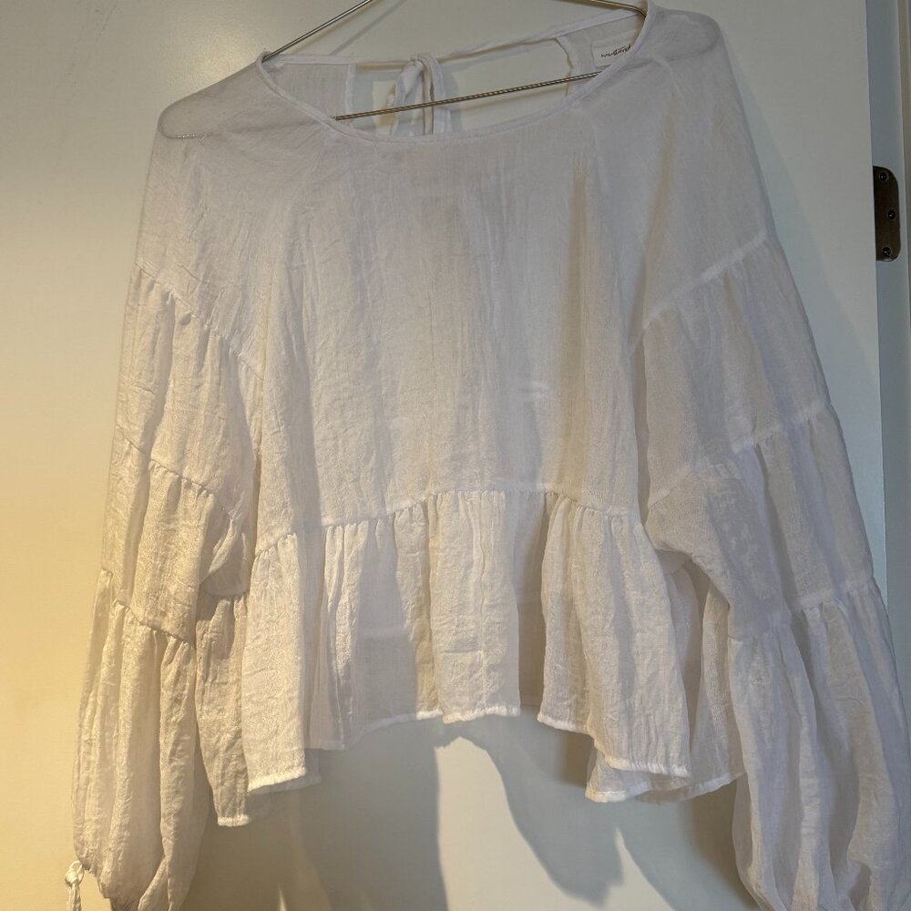 Mustard Seed - Boho Cotton Blouse - Size Small